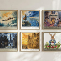 Baltasar and Blimunda literary art print colour and style options – José Saramago book art
