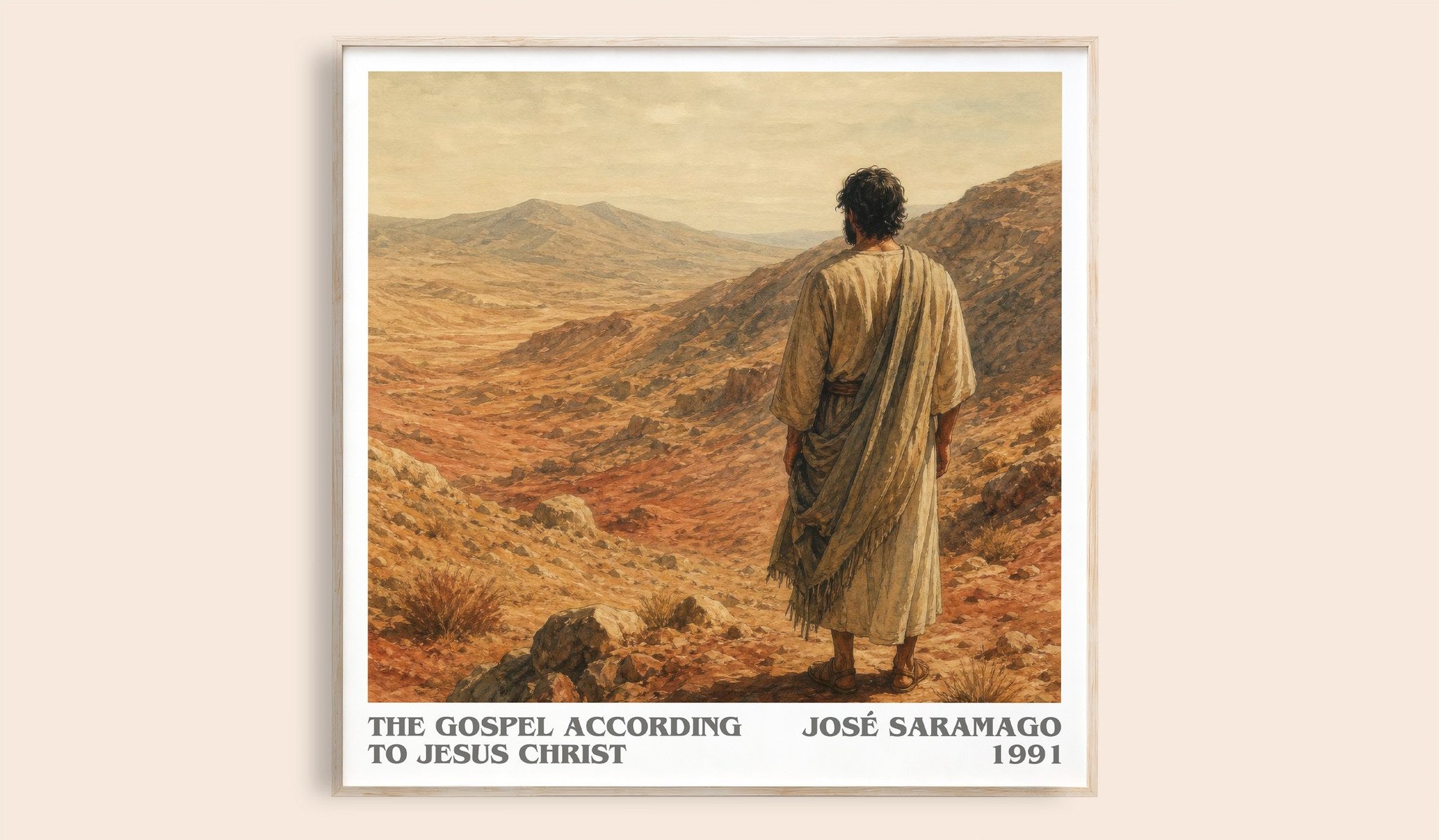 Gospel According to Jesus Christ Literary Art Print by José Saramago