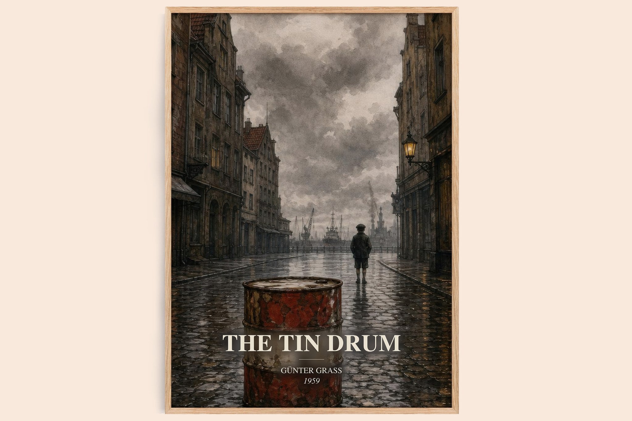 The Tin Drum Book Watercolour Illustration by Günter Grass