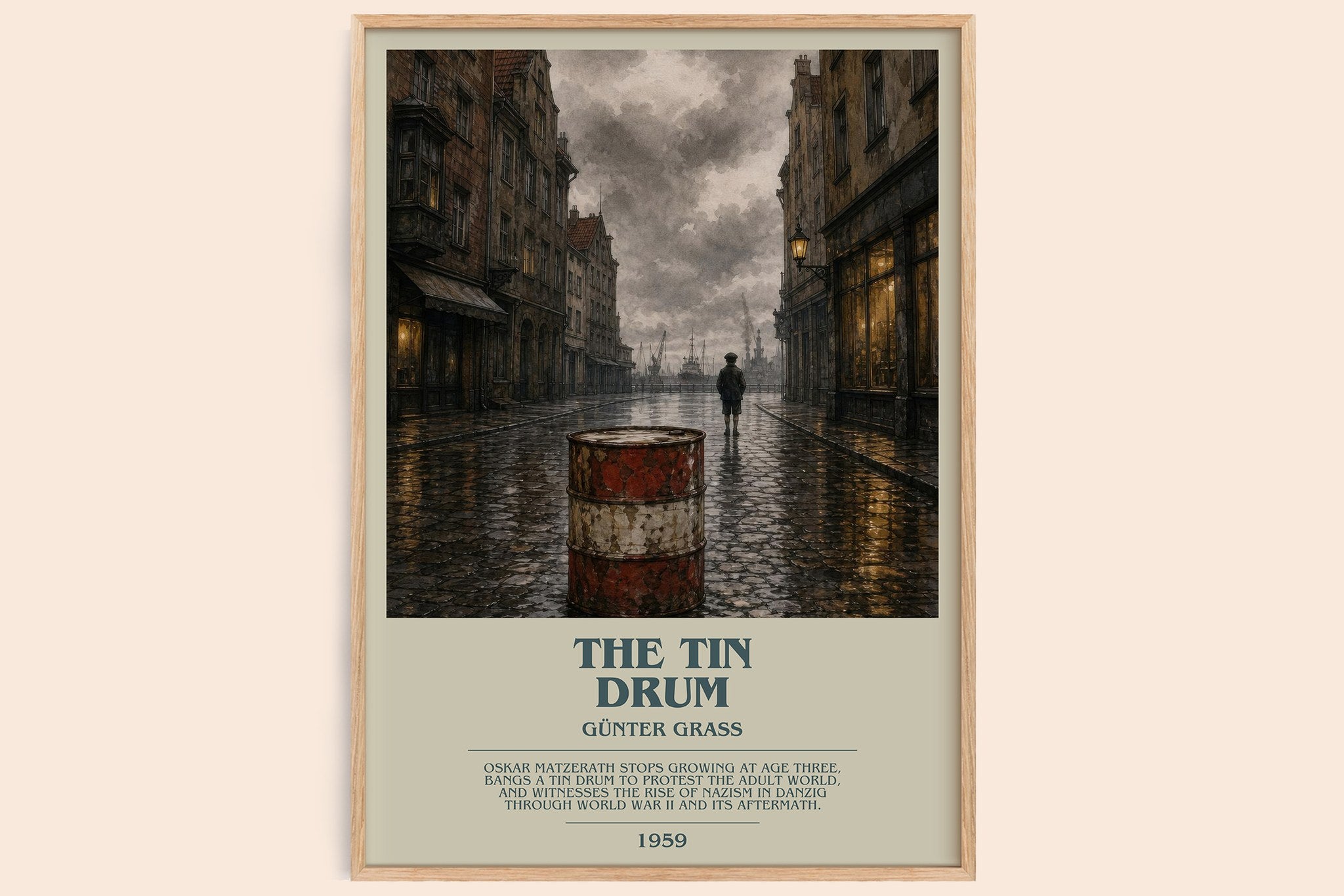The Tin Drum Bookish Wall Art by Günter Grass