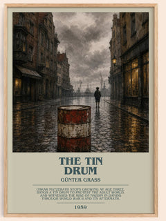 The Tin Drum bookish book poster by Günter Grass – framed literary art print
