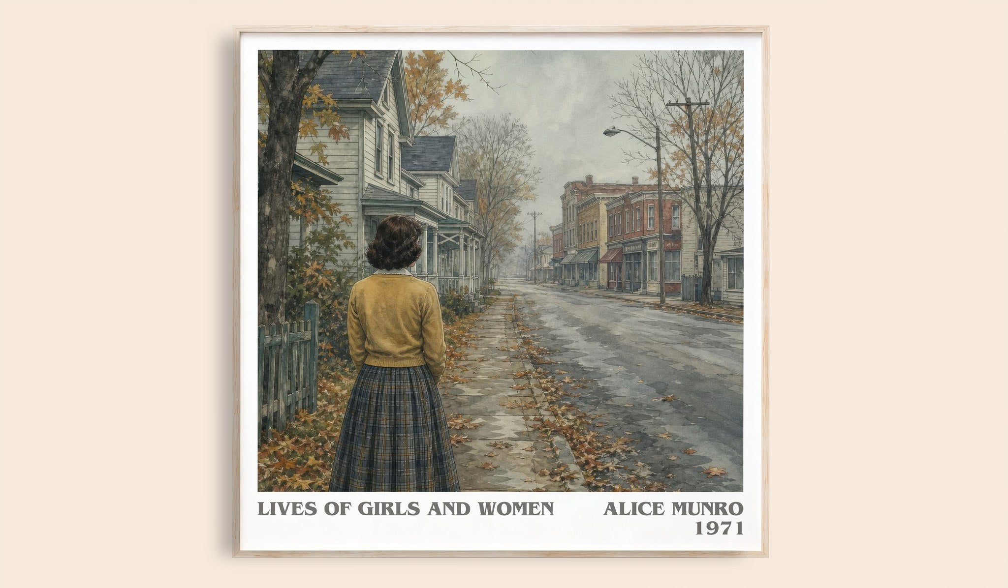 Lives of Girls and Women Literary Art Print by Alice Munro