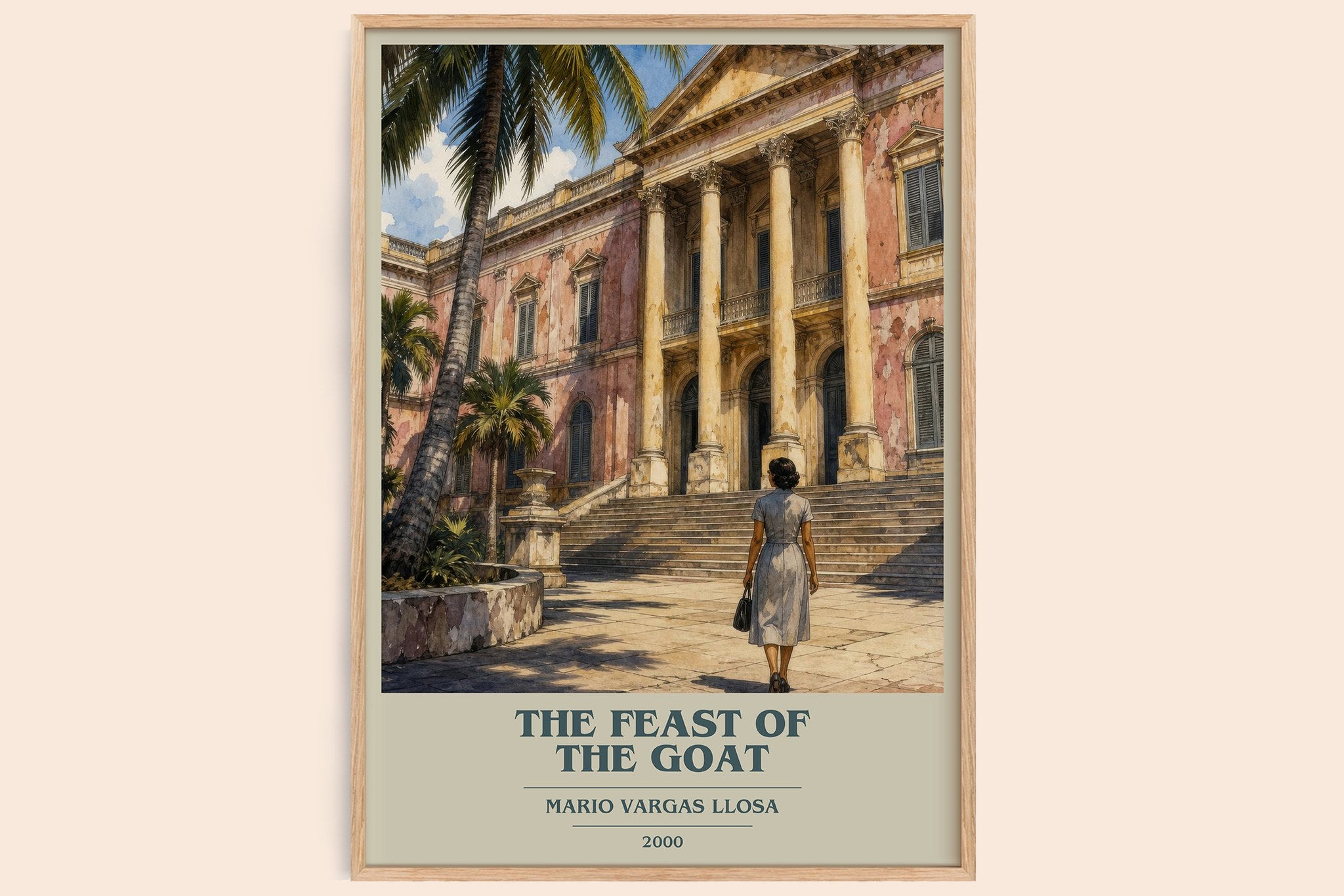 The Feast of the Goat Book Cover Poster by Mario Vargas Llosa