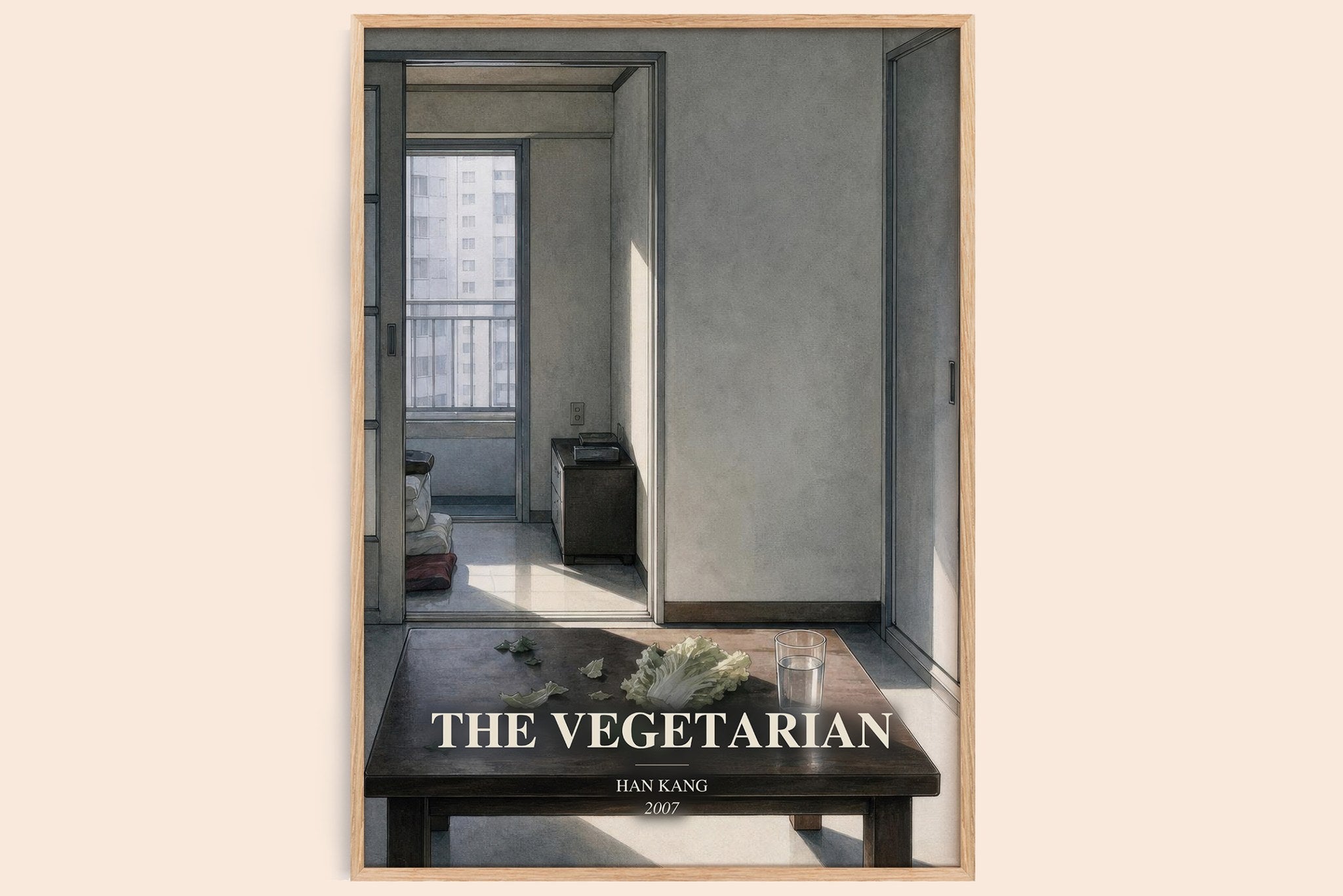 The Vegetarian Book Watercolour Illustration by Han Kang