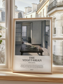 The Vegetarian bookish poster colour and style options – Han Kang book art