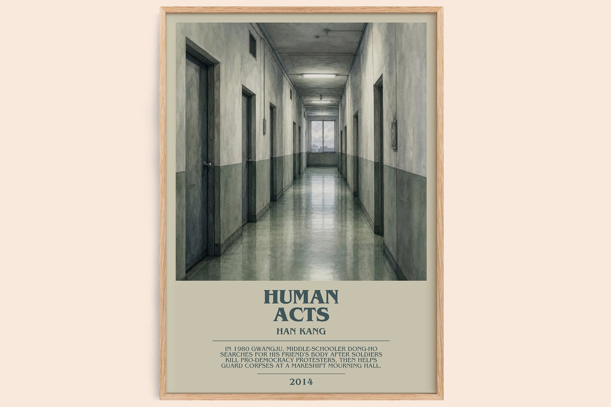 Human Acts Bookish Wall Art by Han Kang
