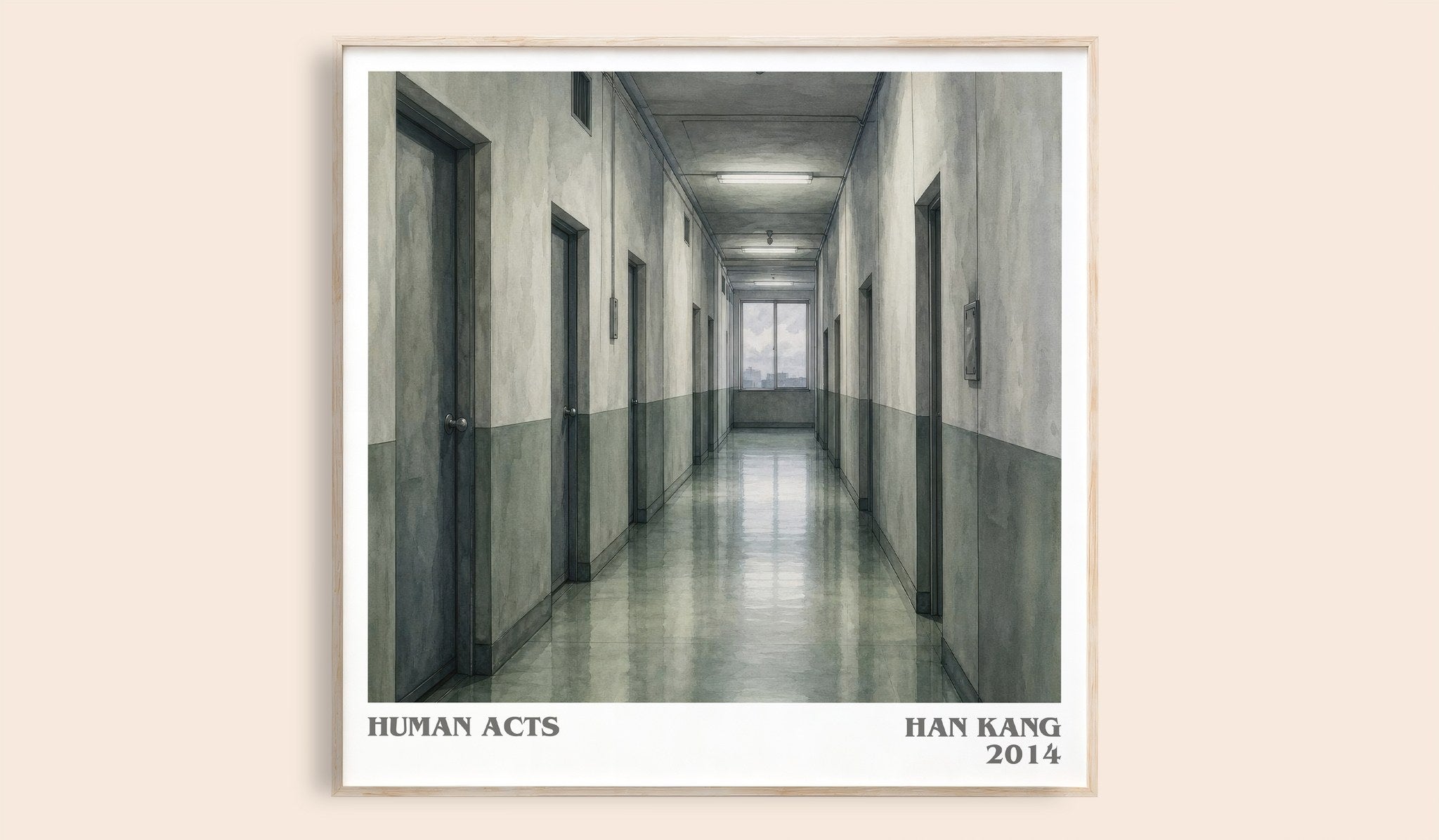 Human Acts Literary Art Print by Han Kang