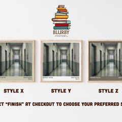Human Acts literary print in frame leaning in hallway – literary fiction wall art