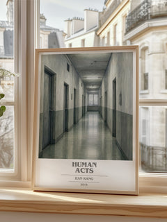 Human Acts book cover poster colour and style options – Han Kang book art