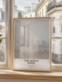 The White Book book cover poster colour and style options – Han Kang book art