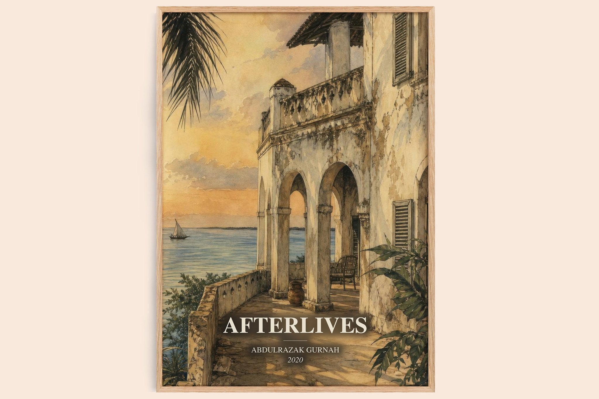 Afterlives Book Watercolour Illustration by Abdulrazak Gurnah