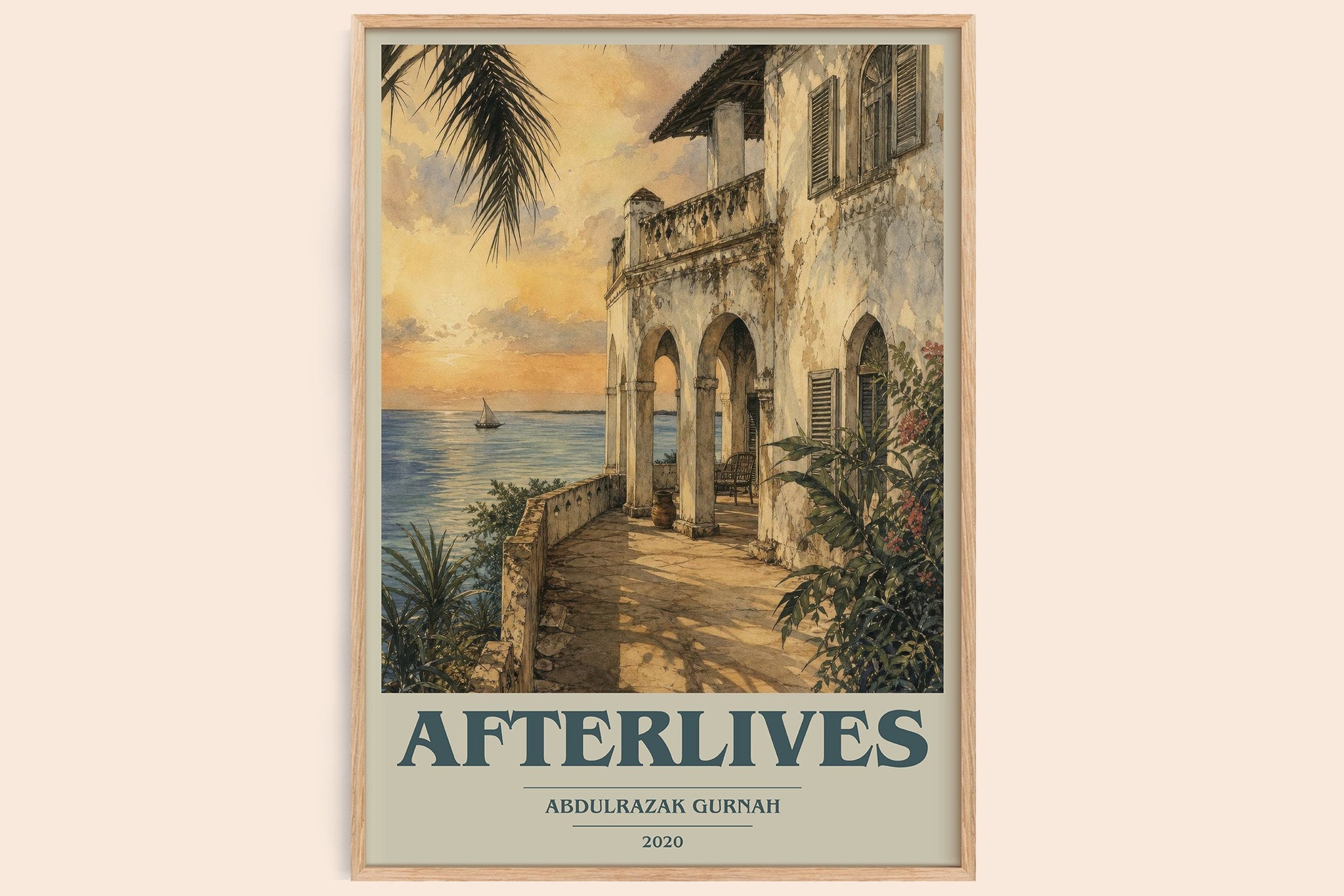 Afterlives Book Cover Poster by Abdulrazak Gurnah