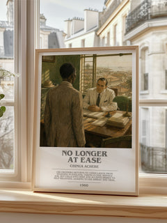 No Longer at Ease bookish poster colour and style options – Chinua Achebe book art