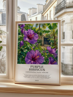Purple Hibiscus bookish poster colour and style options – Chimamanda Ngozi Adichie book art