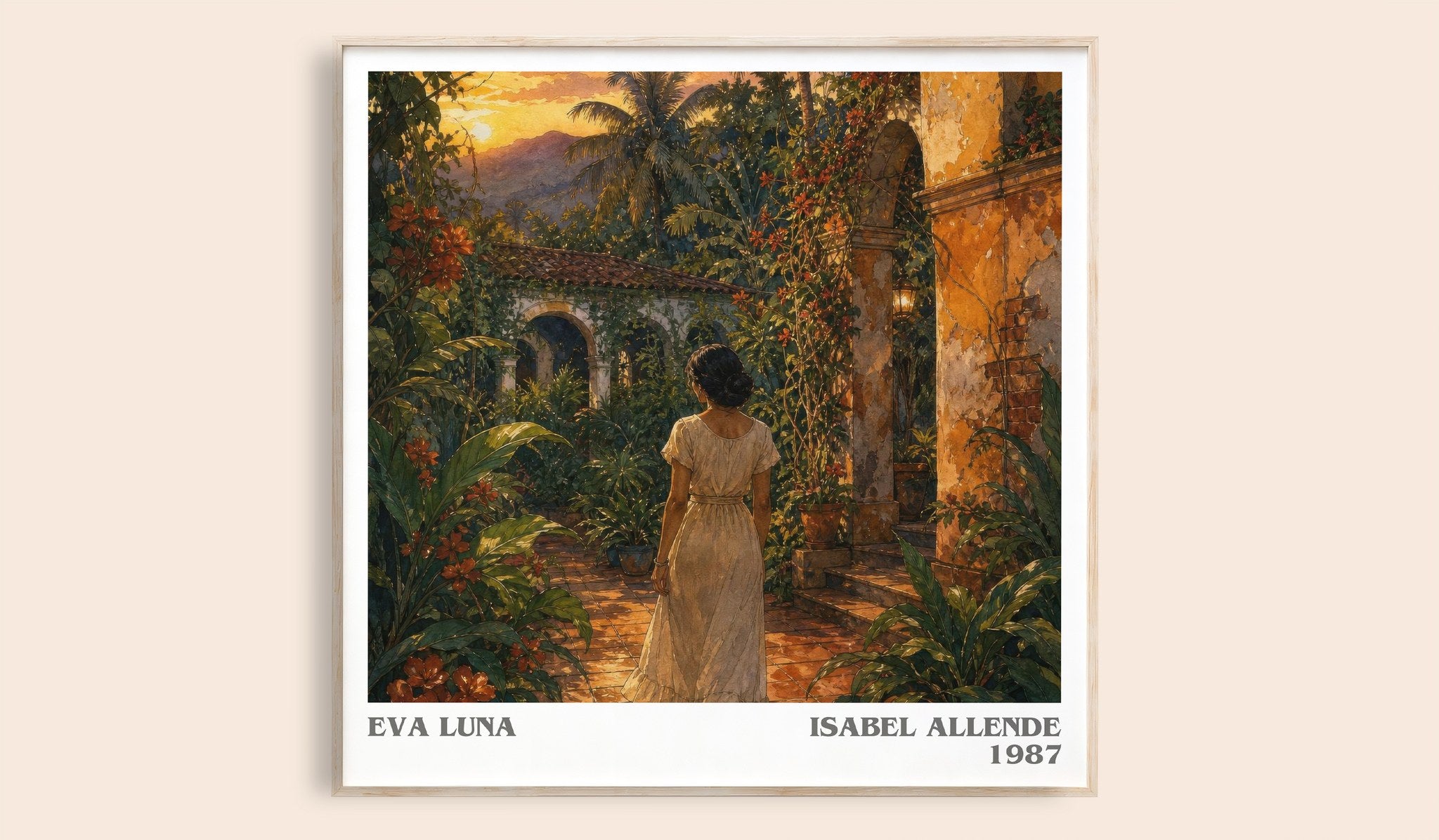 Eva Luna Literary Art Print by Isabel Allende