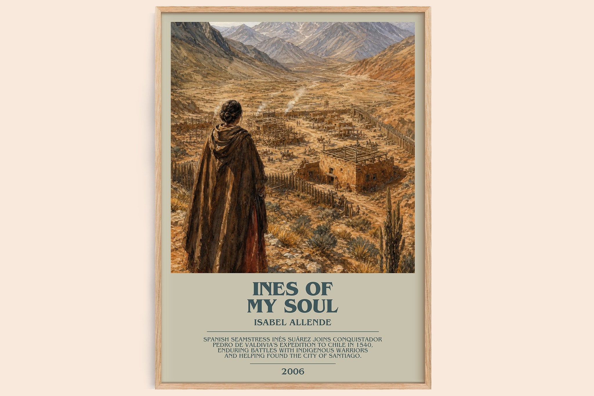Ines of My Soul Bookish Wall Art by Isabel Allende