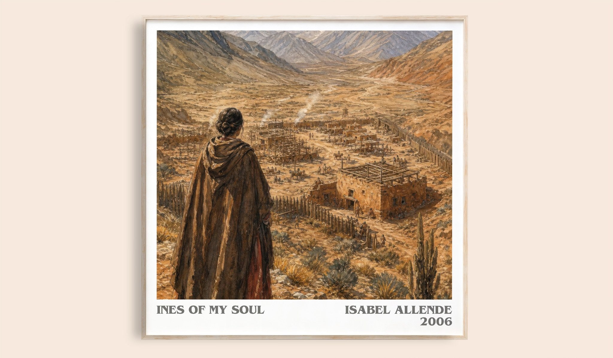 Ines of My Soul Literary Art Print by Isabel Allende