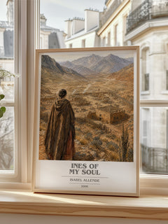 Ines of My Soul book cover poster colour and style options – Isabel Allende book art