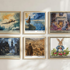 Ines of My Soul literary art print colour and style options – Isabel Allende book art