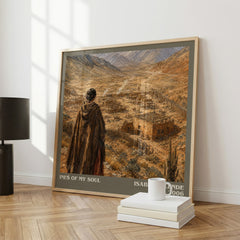 Ines of My Soul literary print framed by window – literary home decor