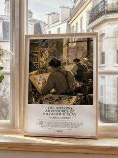 The Amazing Adventures of Kavalier & Clay bookish poster colour and style options – Michael Chabon book art