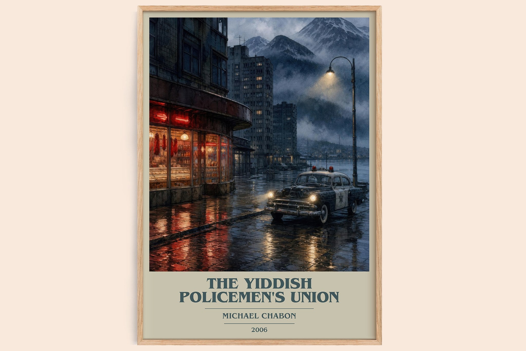 The Yiddish Policemen's Union Book Cover Poster by Michael Chabon