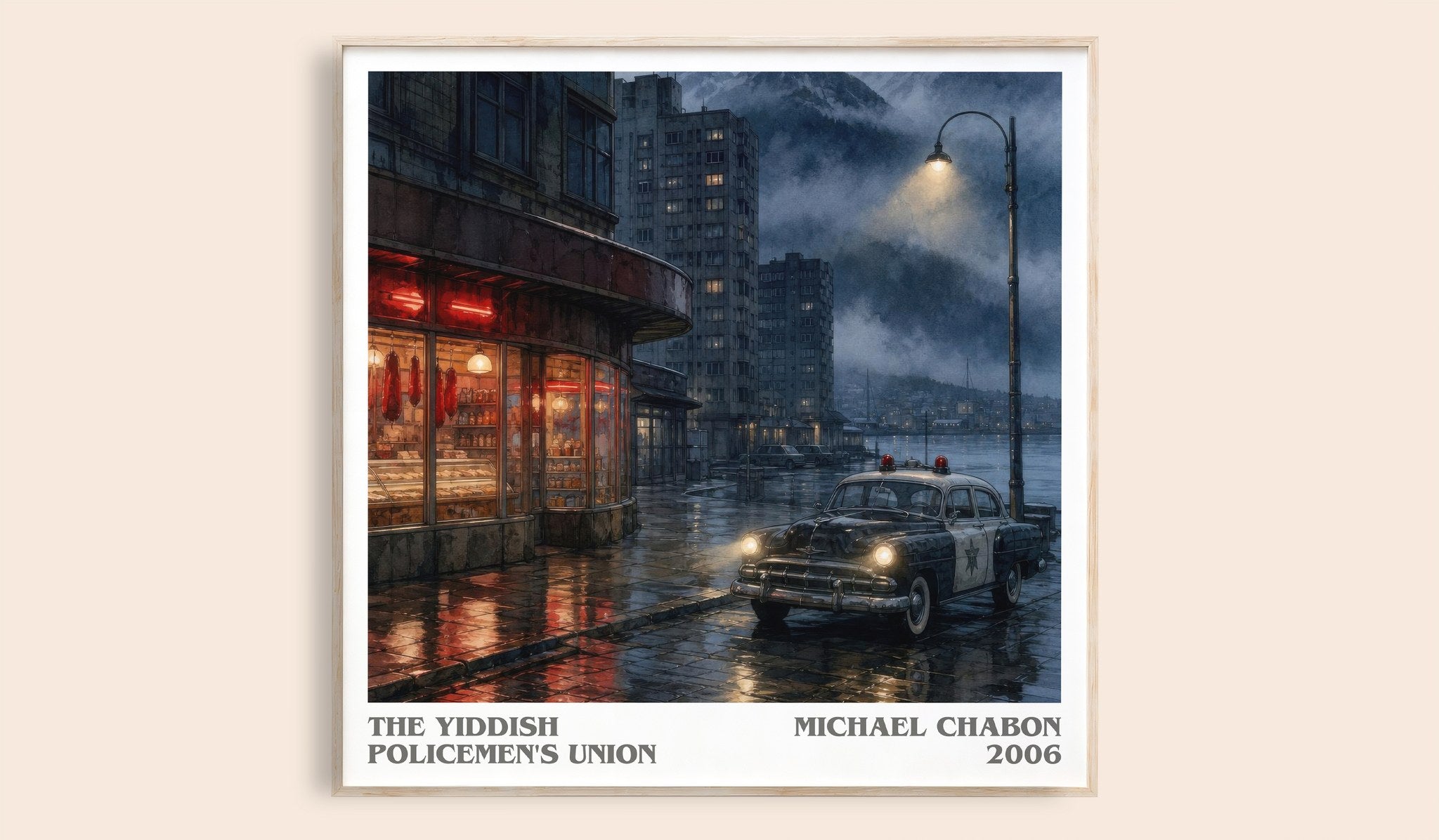 The Yiddish Policemen's Union Literary Art Print by Michael Chabon