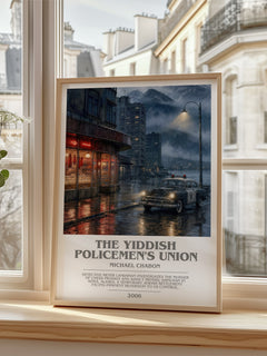 The Yiddish Policemen's Union bookish poster colour and style options – Michael Chabon book art