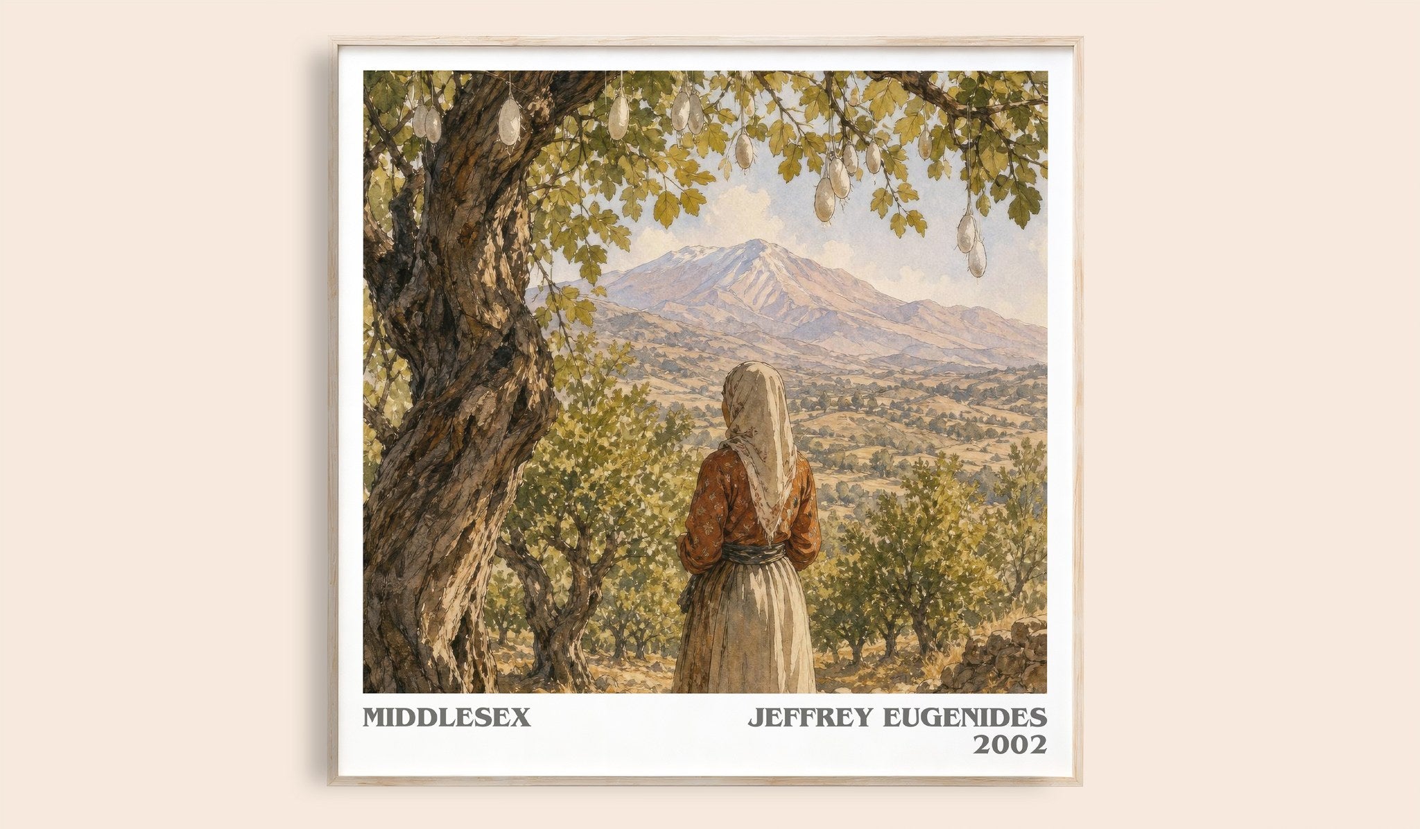 Middlesex Literary Art Print by Jeffrey Eugenides