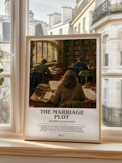 The Marriage Plot bookish poster colour and style options – Jeffrey Eugenides book art