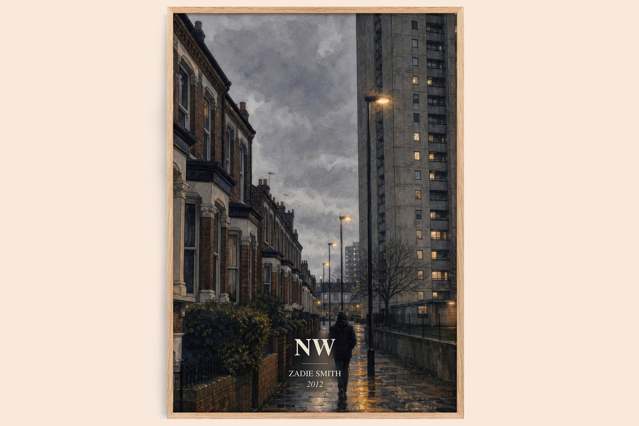 NW Book Watercolour Illustration by Zadie Smith