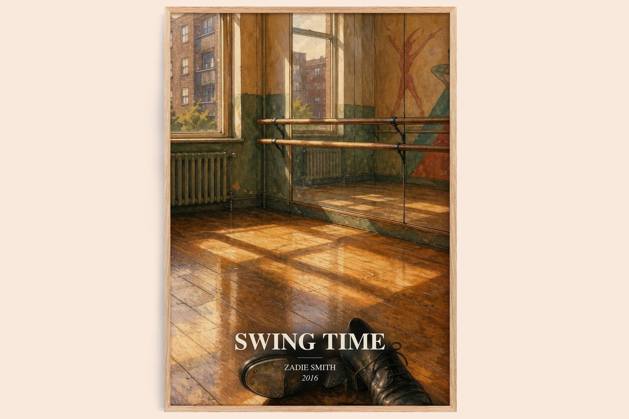 Swing Time Book Watercolour Illustration by Zadie Smith