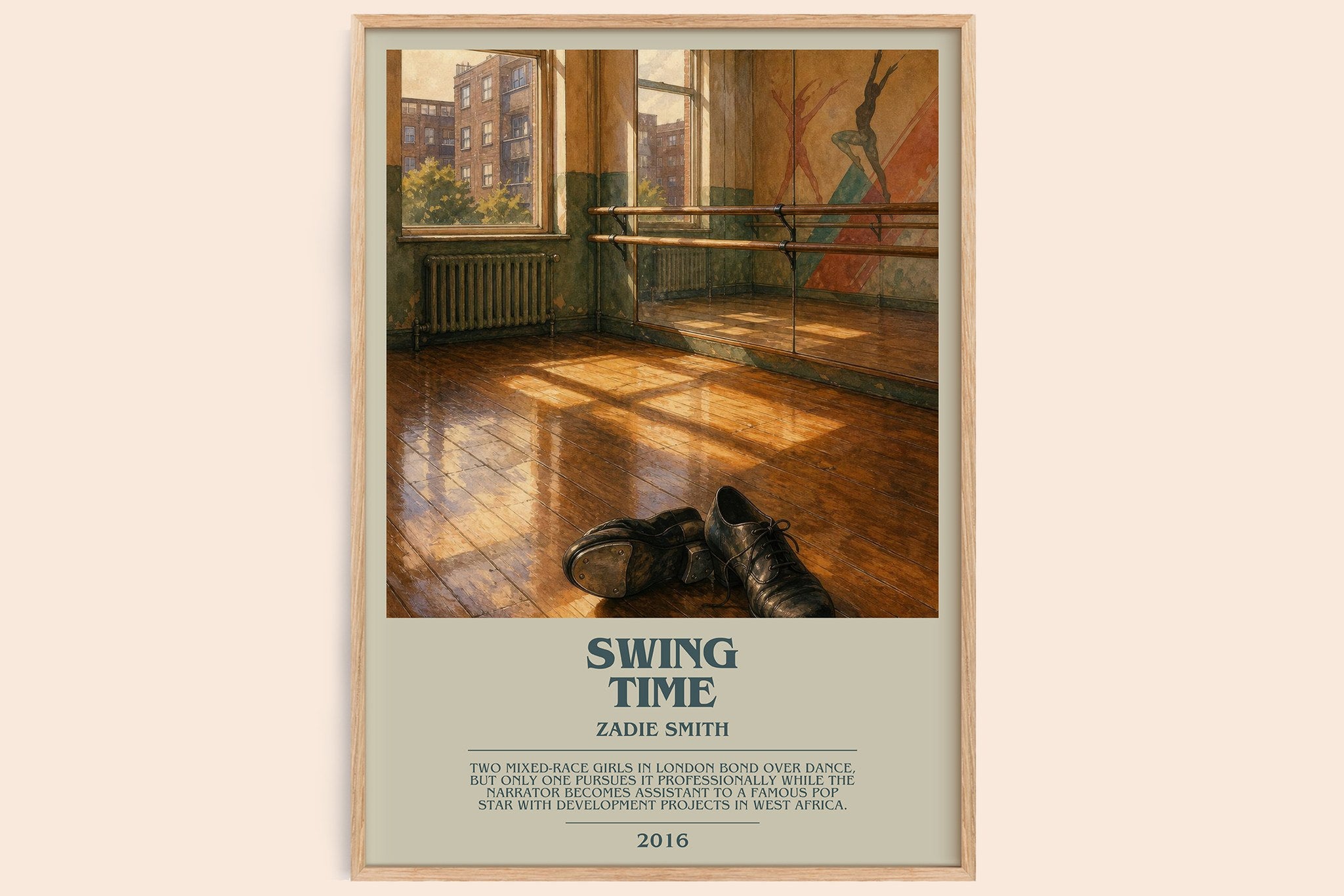Swing Time Bookish Wall Art by Zadie Smith