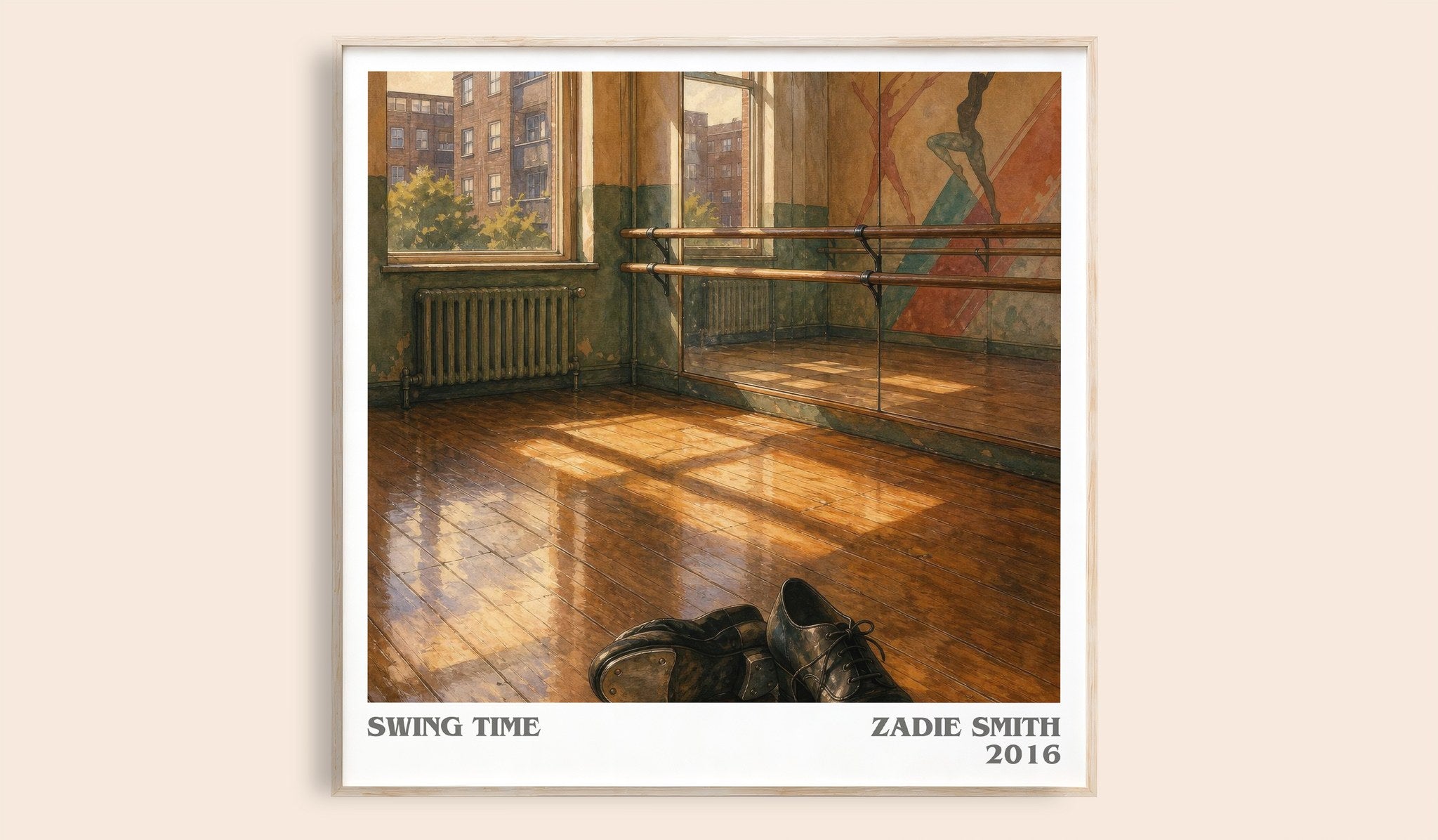 Swing Time Literary Art Print by Zadie Smith