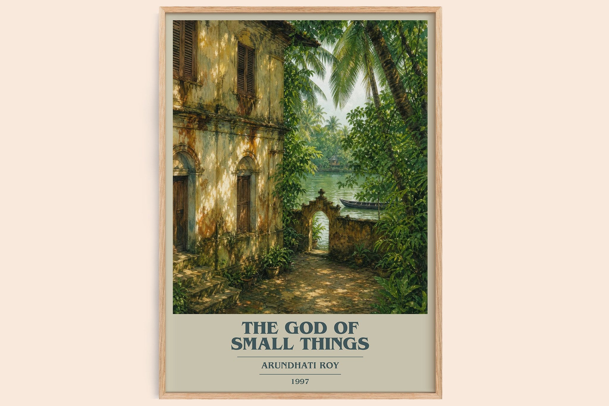 The God of Small Things Book Cover Poster by Arundhati Roy