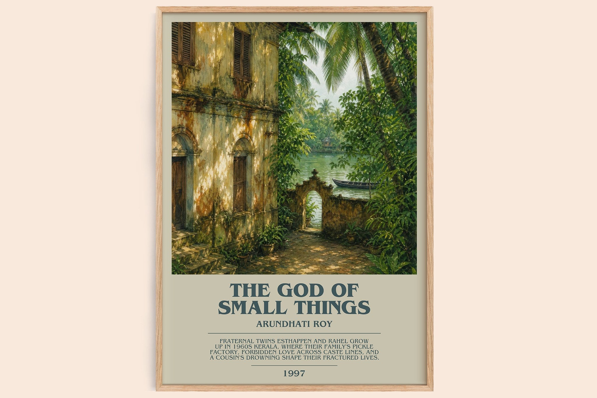 The God of Small Things Bookish Wall Art by Arundhati Roy
