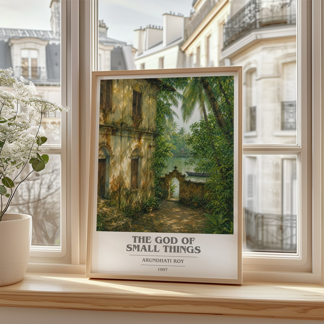 The God of Small Things book cover poster colour and style options – Arundhati Roy book art