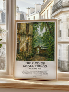 The God of Small Things bookish poster colour and style options – Arundhati Roy book art