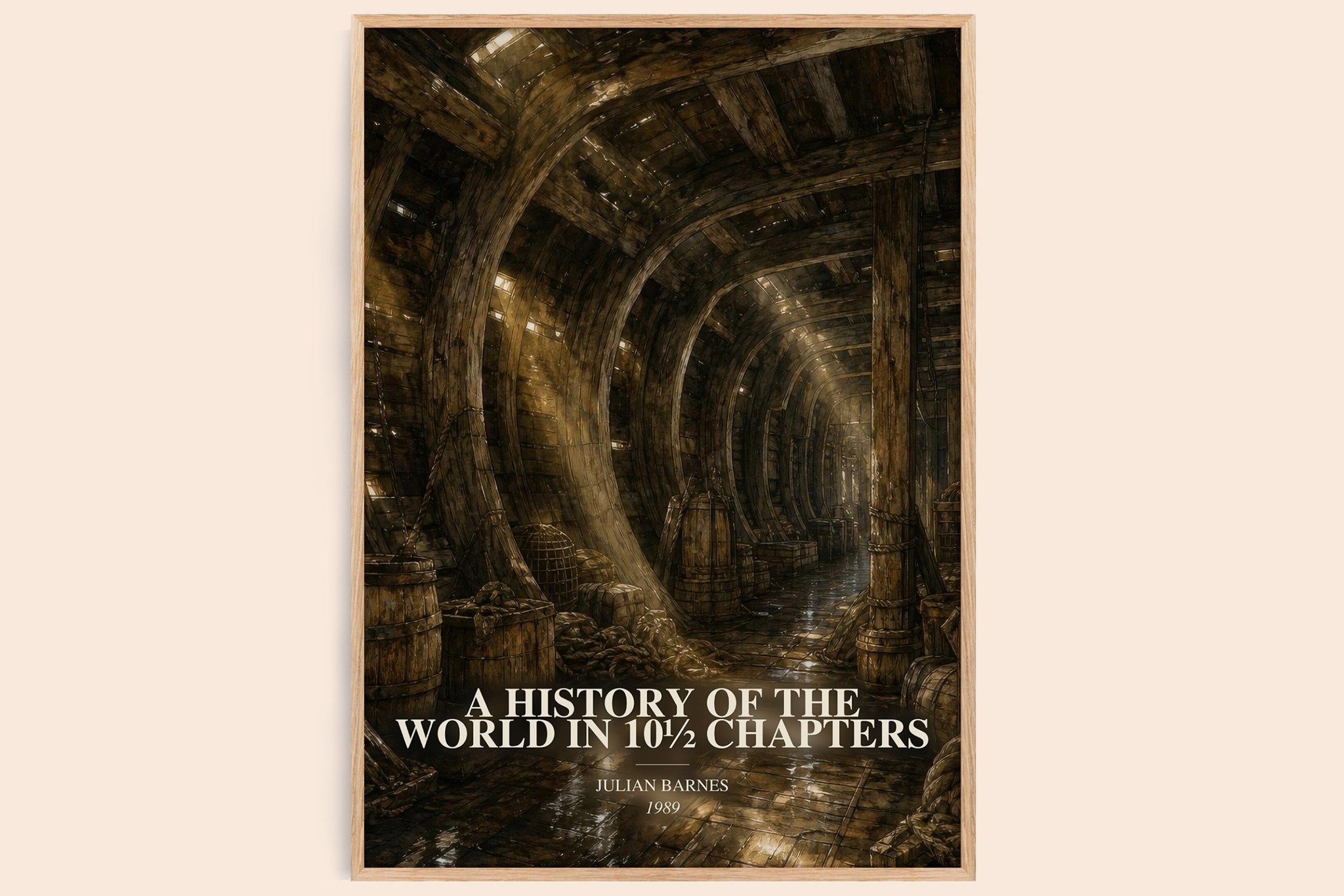 History of the World in 10½ Chapters Book Watercolour Illustration by Julian Barnes