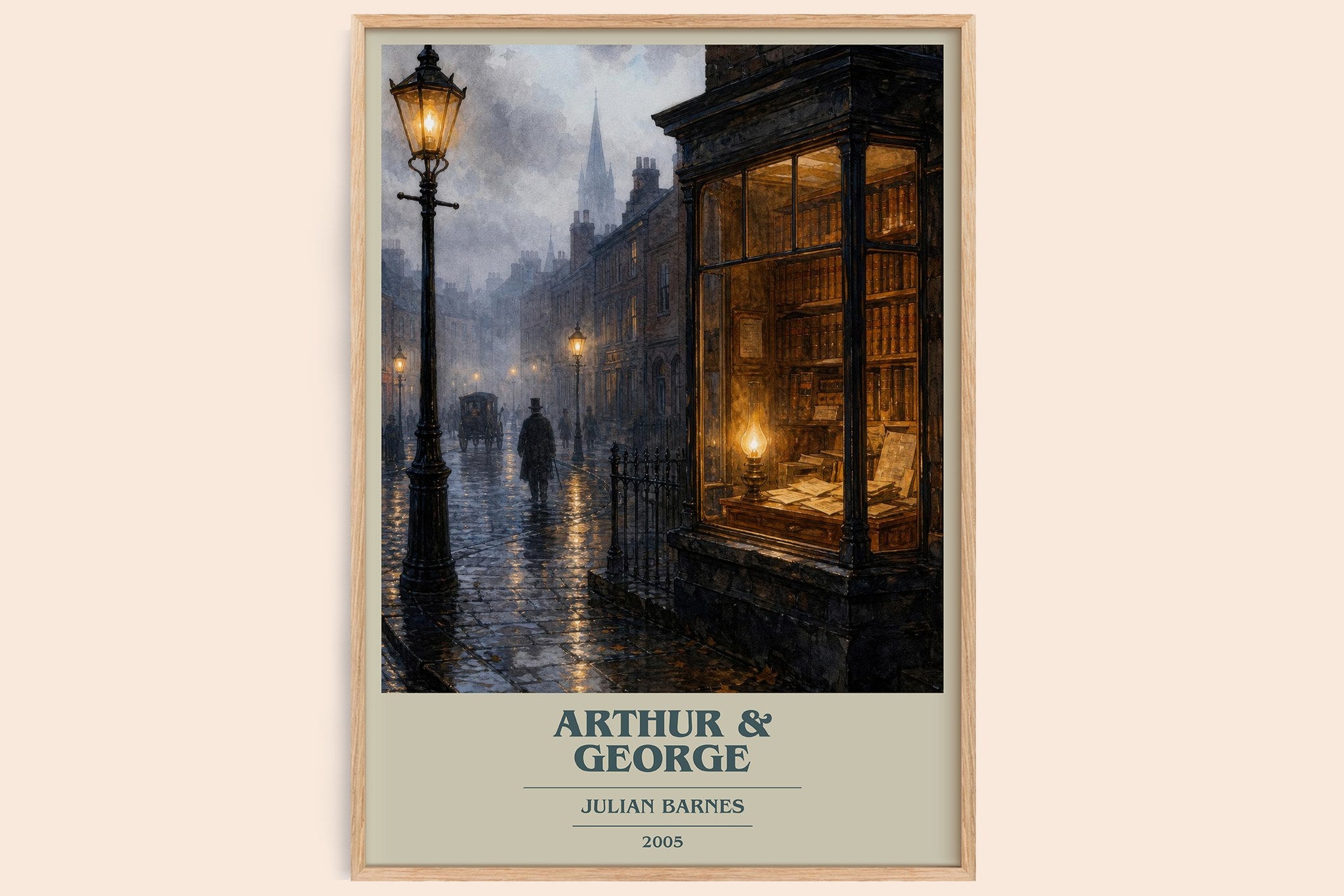Arthur & George Book Cover Poster by Julian Barnes