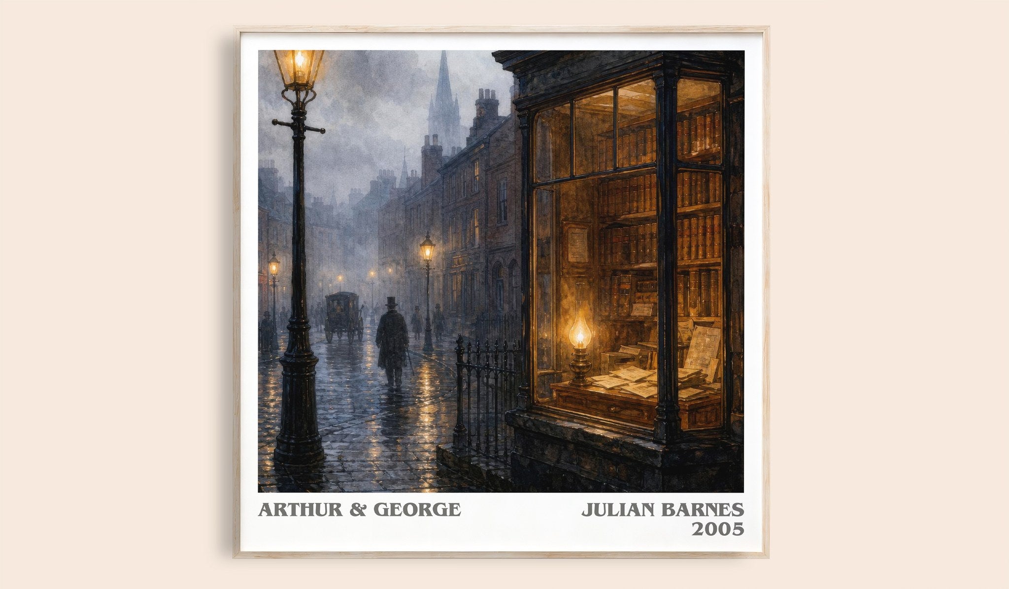 Arthur & George Literary Art Print by Julian Barnes