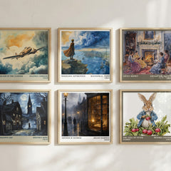Arthur & George literary art print colour and style options – Julian Barnes book art