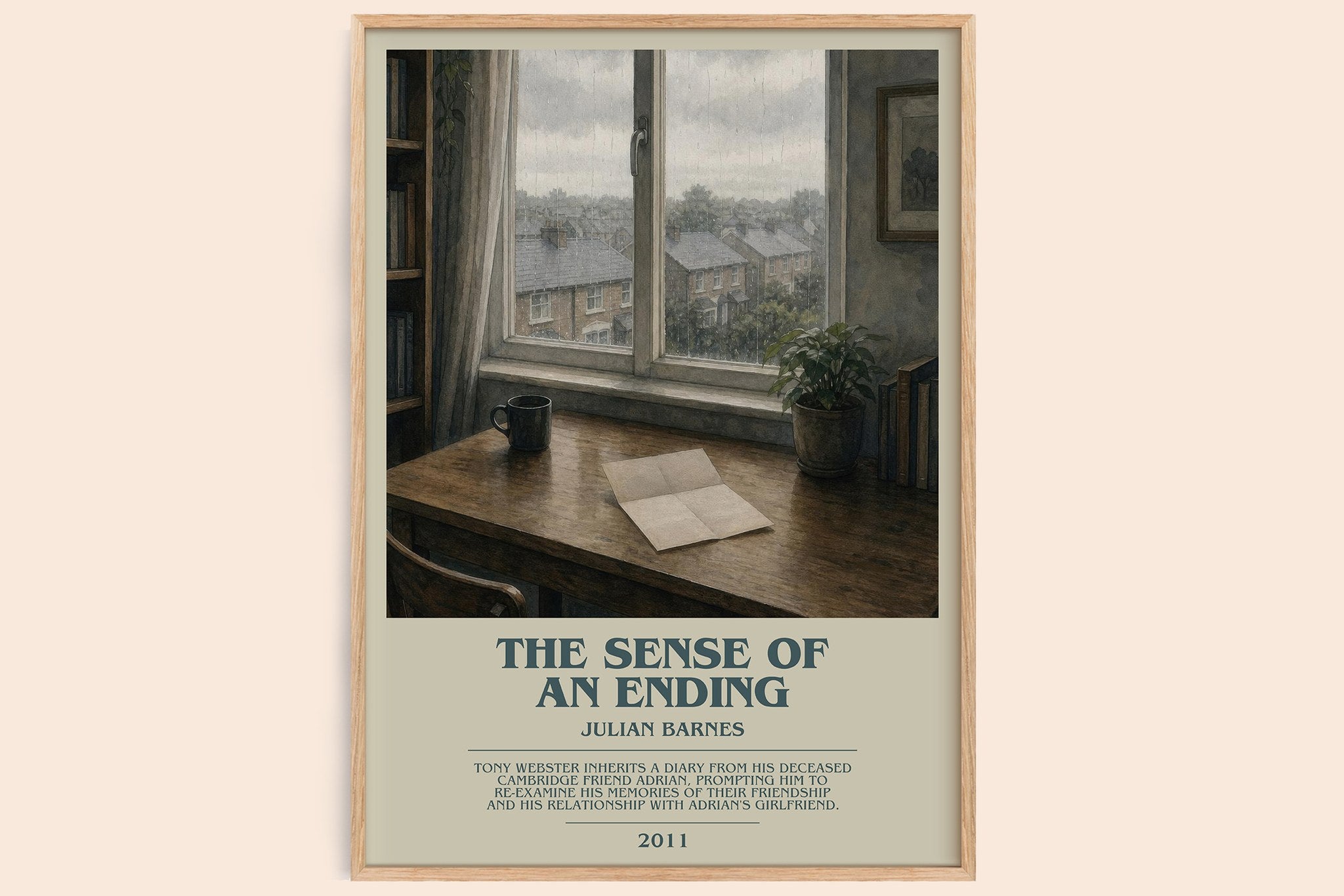 The Sense of an Ending Bookish Wall Art by Julian Barnes
