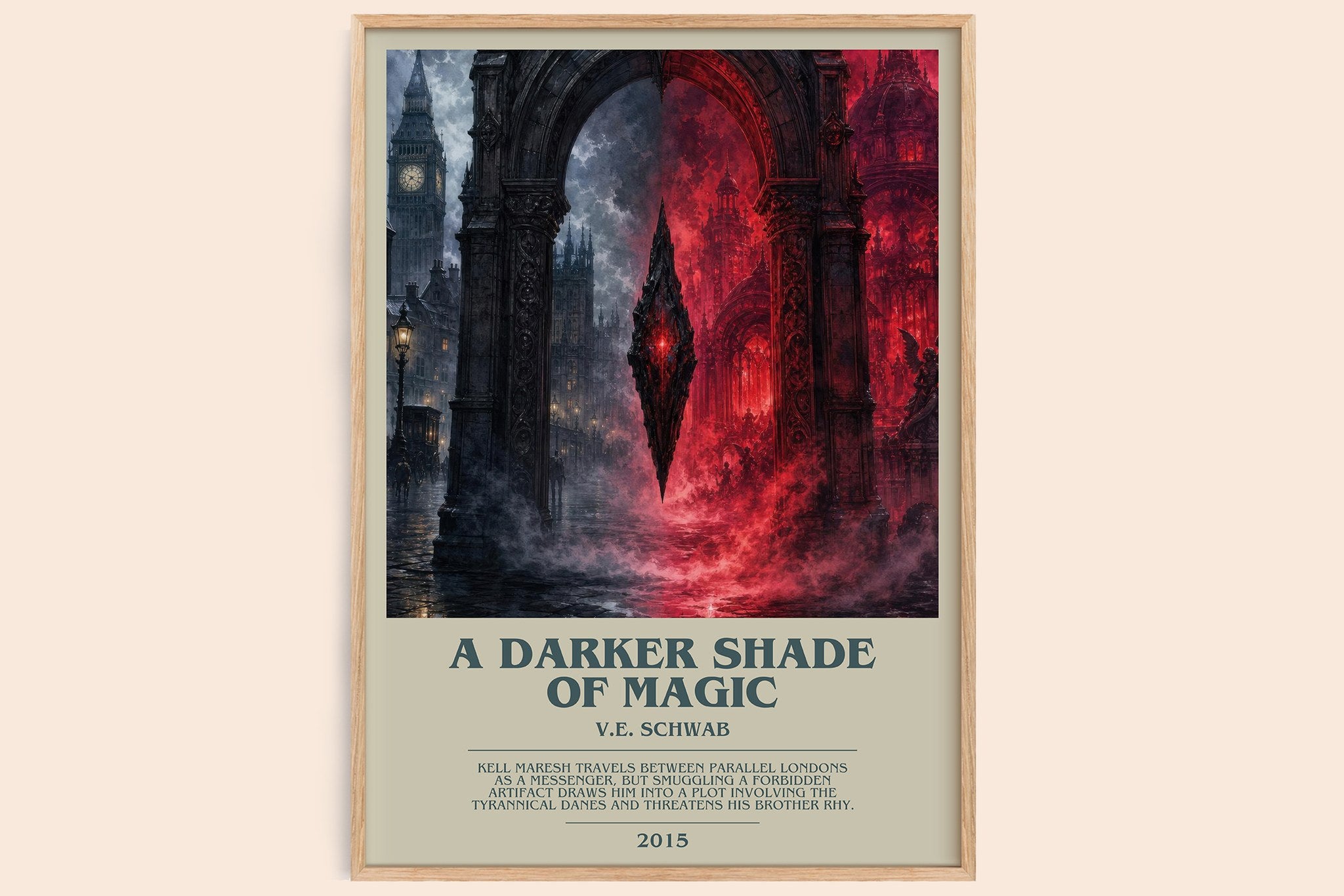 A Darker Shade of Magic Bookish Wall Art by V.E. Schwab