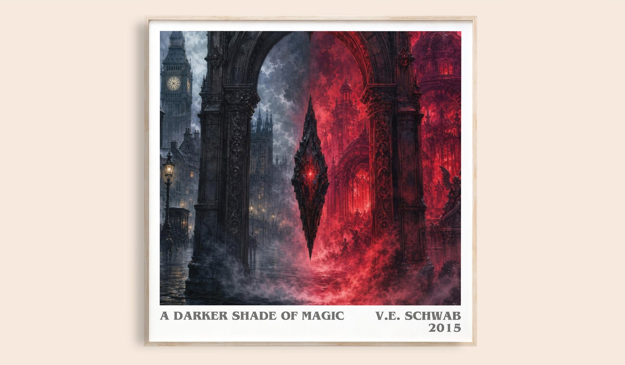 A Darker Shade of Magic Literary Art Print by V.E. Schwab
