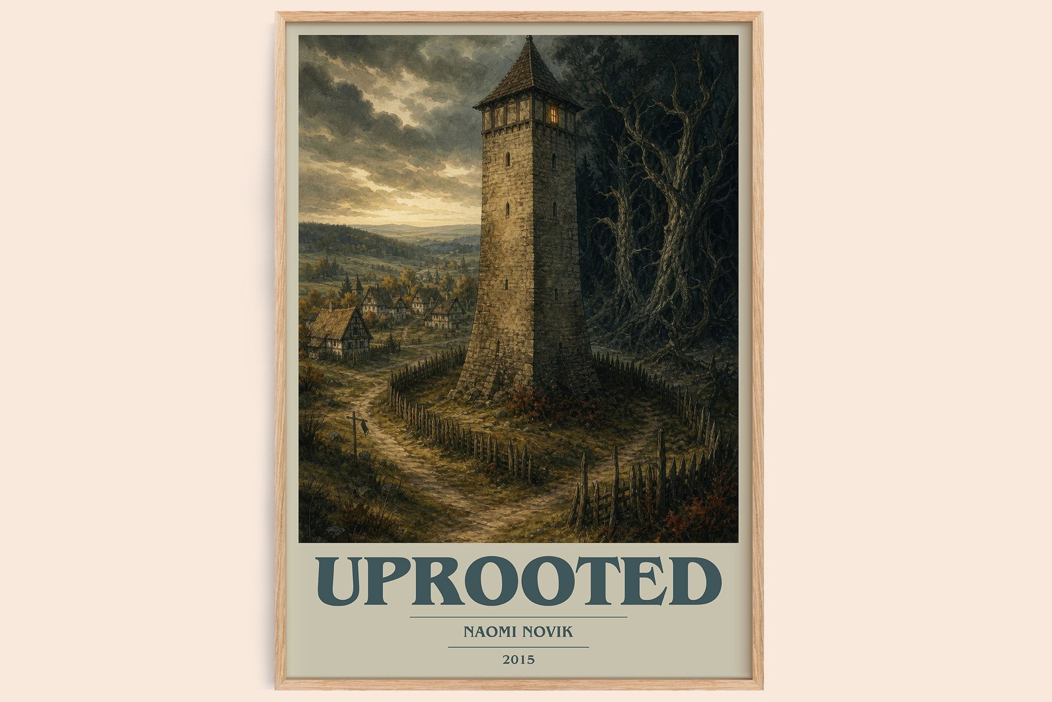 Uprooted Book Cover Poster by Naomi Novik