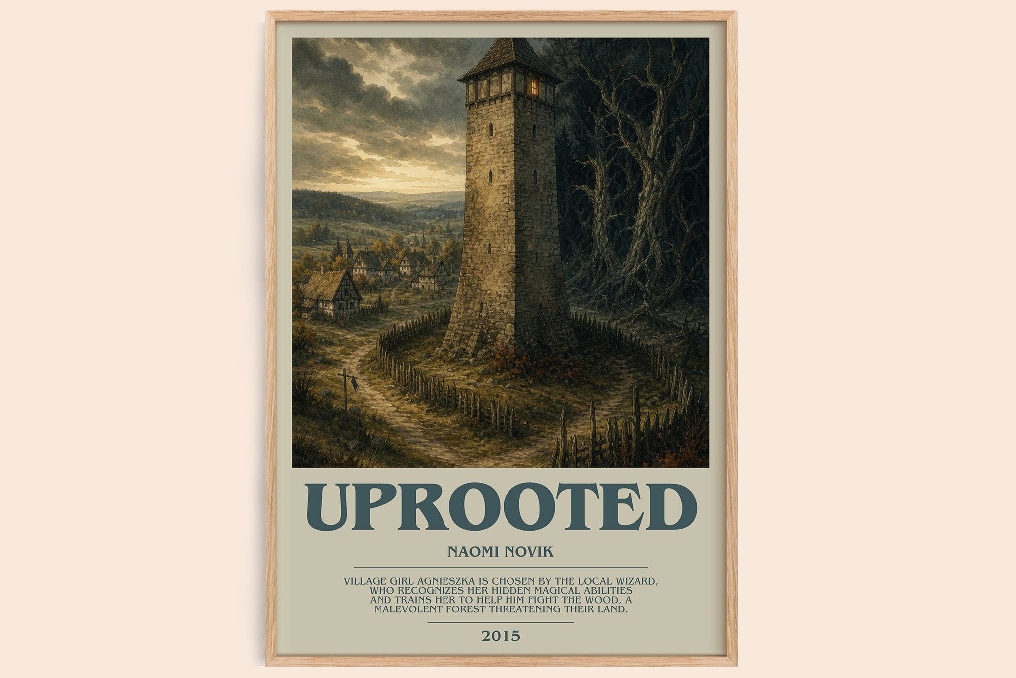 Uprooted Bookish Wall Art by Naomi Novik