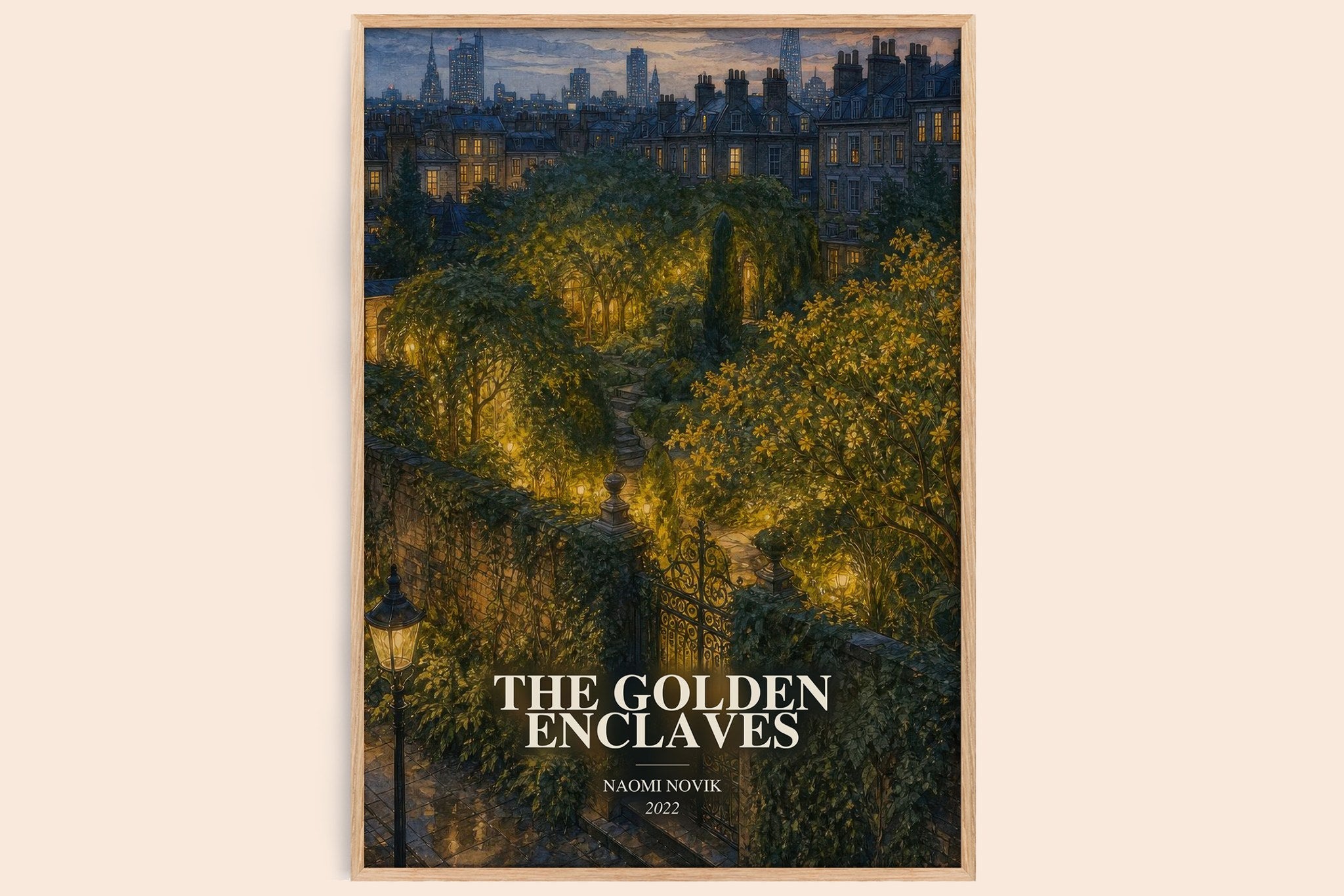 The Golden Enclaves Book Watercolour Illustration by Naomi Novik