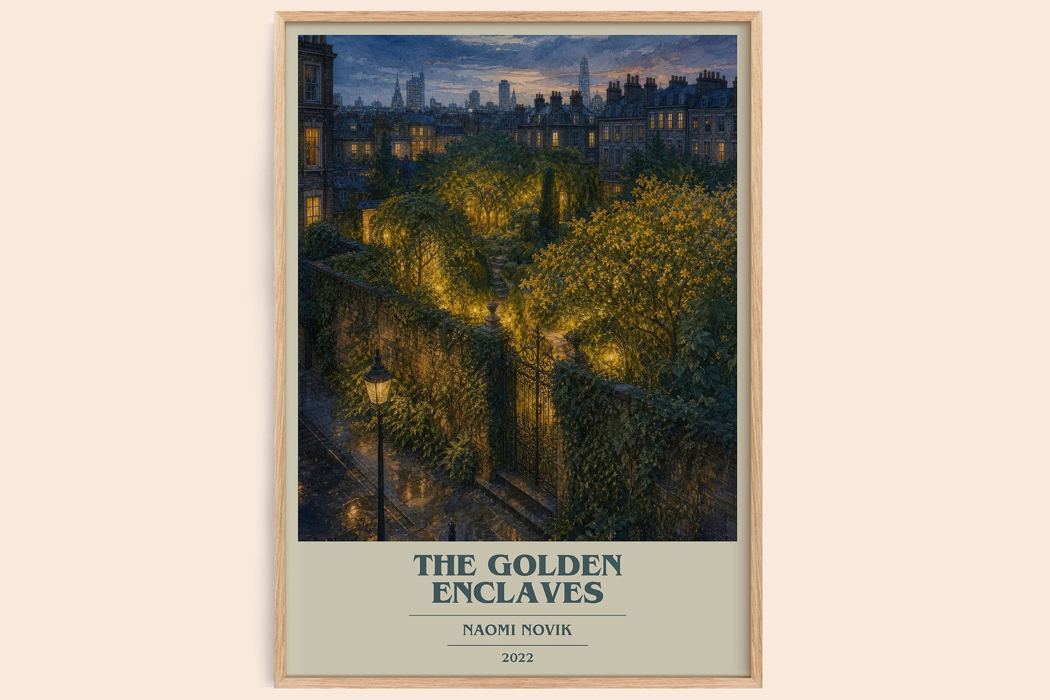 The Golden Enclaves Book Cover Poster by Naomi Novik