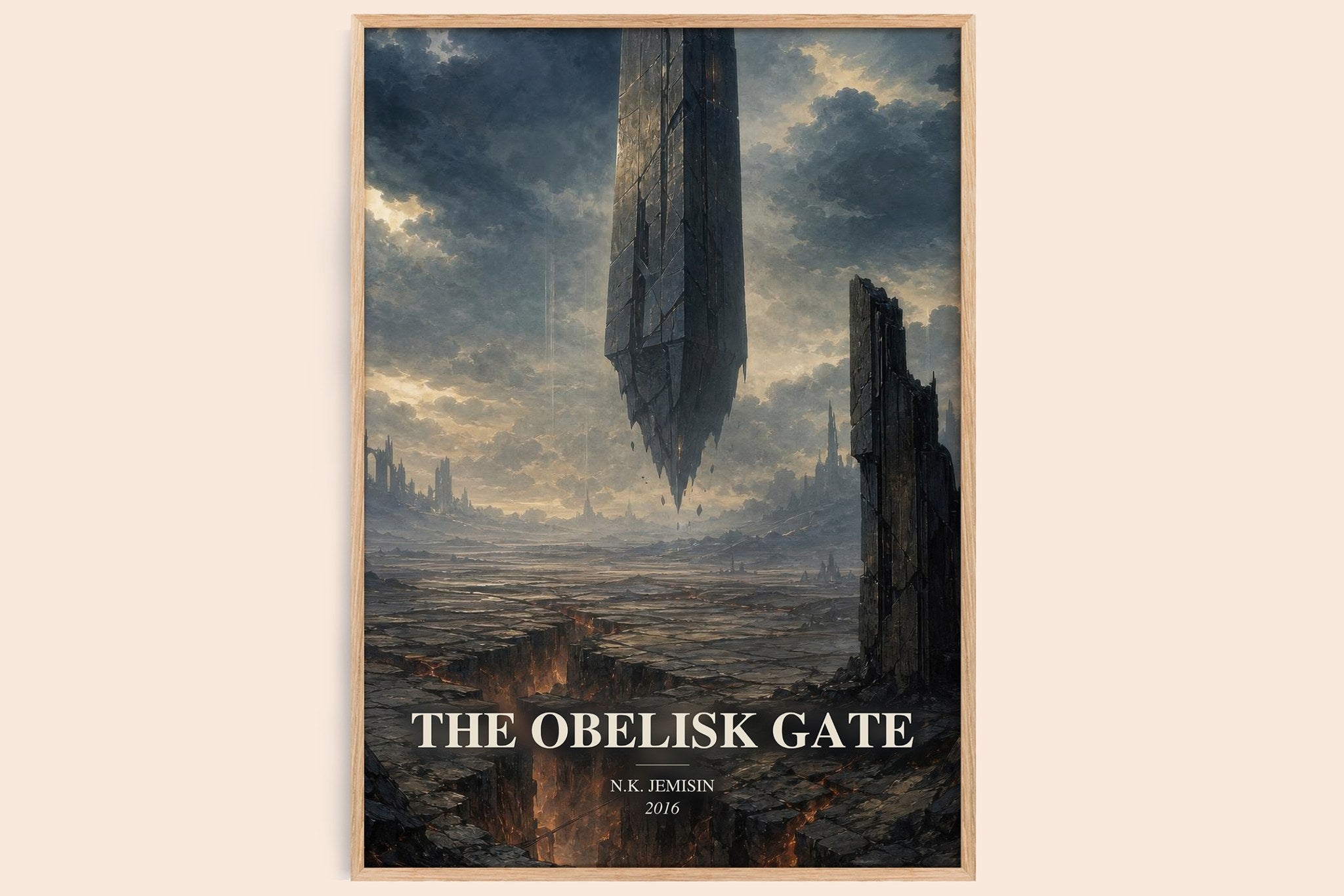 The Obelisk Gate Book Watercolour Illustration by N.K. Jemisin